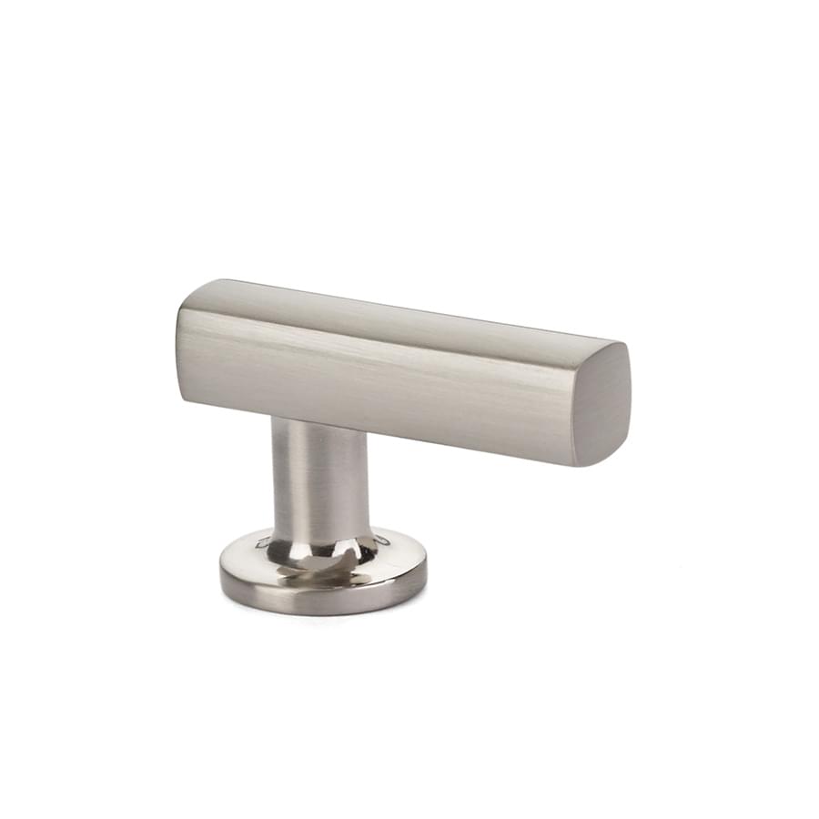 Emtek 86452US15 1-1/8" x 1-7/8" Freestone Finger Cabinet Pull Satin Nickel Finish.