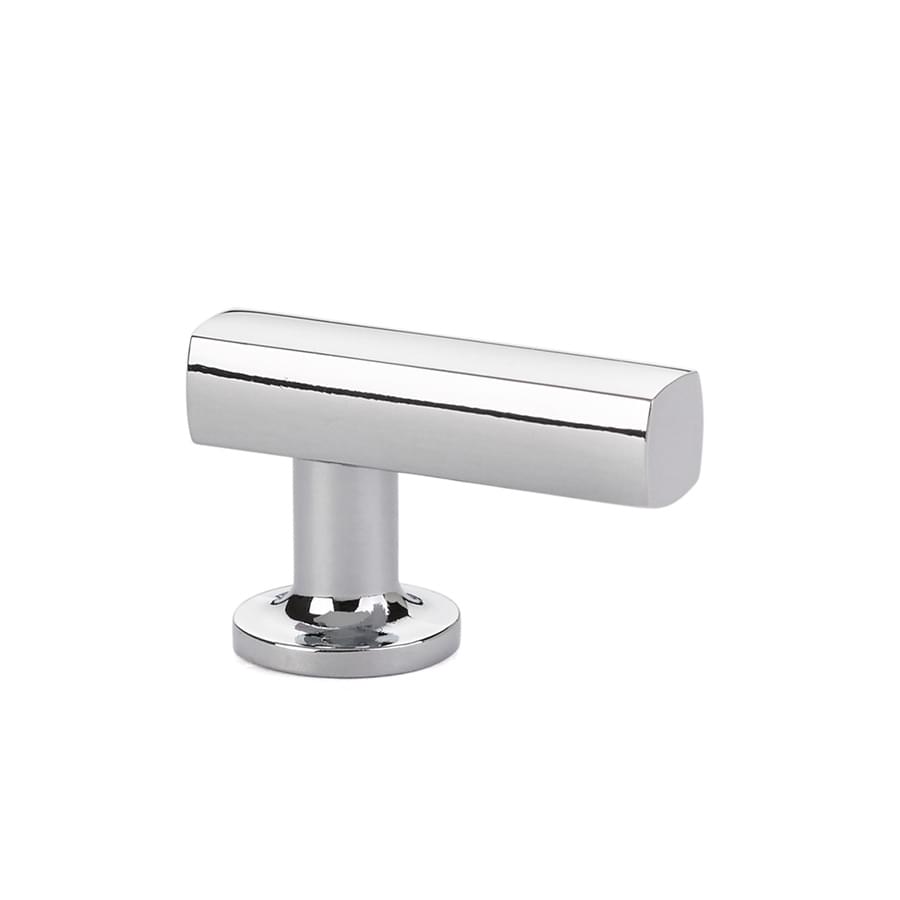Emtek 86452US14 1-1/8" x 1-7/8" Freestone Finger Cabinet Pull Polished Nickel Lifetime Finish.