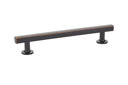 Emtek 86455US10B Freestone Cabinet Pull with 6" Center to Center Oil Rubbed Bronze Finish.