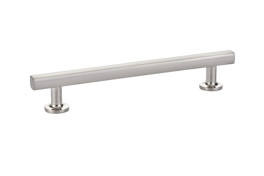 Emtek 86455US15 Freestone Cabinet Pull with 6" Center to Center Satin Nickel Finish.