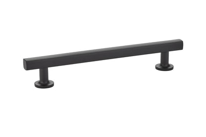 Emtek 86455US15 Freestone Cabinet Pull with 6" Center to Center Satin Nickel Finish.