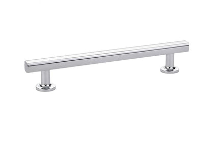 Emtek 86455US15 Freestone Cabinet Pull with 6" Center to Center Satin Nickel Finish.