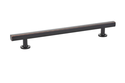 Emtek 86456US10B Freestone Cabinet Pull with 8" Center to Center Oil Rubbed Bronze Finish.