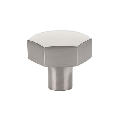 Emtek 86458US15 Mod Hex 1-1/2" Cabinet Knob Satin Nickel Finish.
