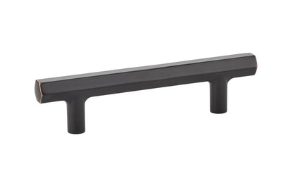 Emtek 86459US10B Mod Hex Cabinet Pull with 3-1/2" Center to Center Oil Rubbed Bronze Finish.