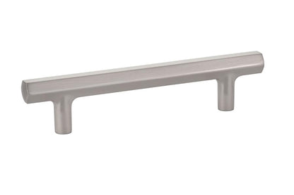 Emtek 86460US15 Mod Hex Cabinet Pull with 4" Center to Center Satin Nickel Finish.