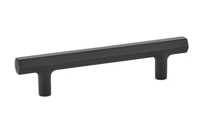 Emtek 86460US15 Mod Hex Cabinet Pull with 4" Center to Center Satin Nickel Finish.