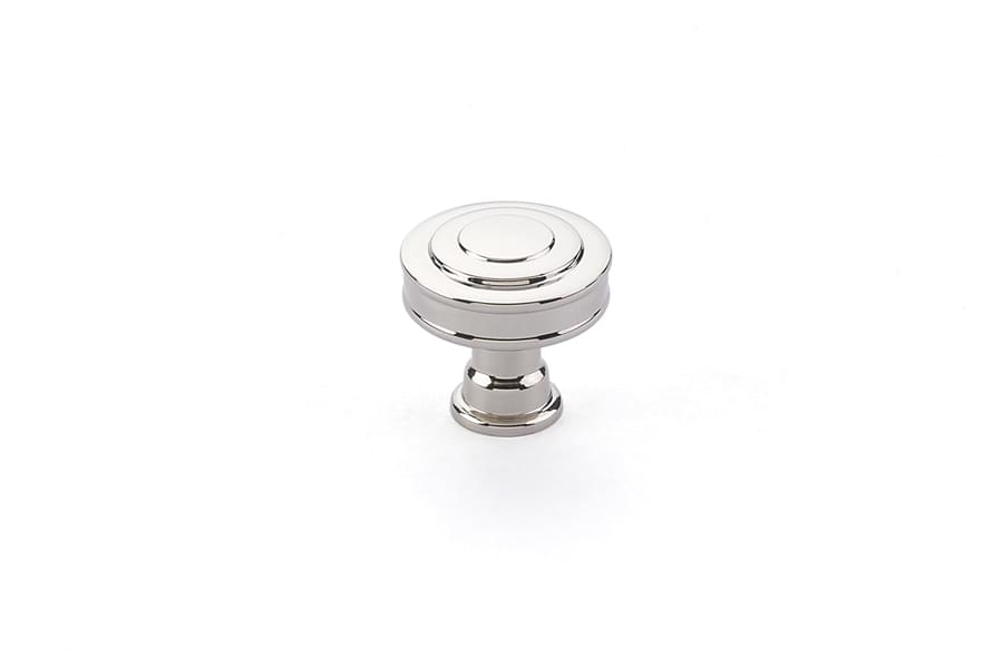 Emtek 86463US14 Glendon 1-1/4" Cabinet Knob Polished Nickel Lifetime Finish.