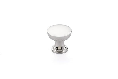 Emtek 86467US14 Overland 1-1/4" Cabinet Knob Polished Nickel Lifetime Finish.