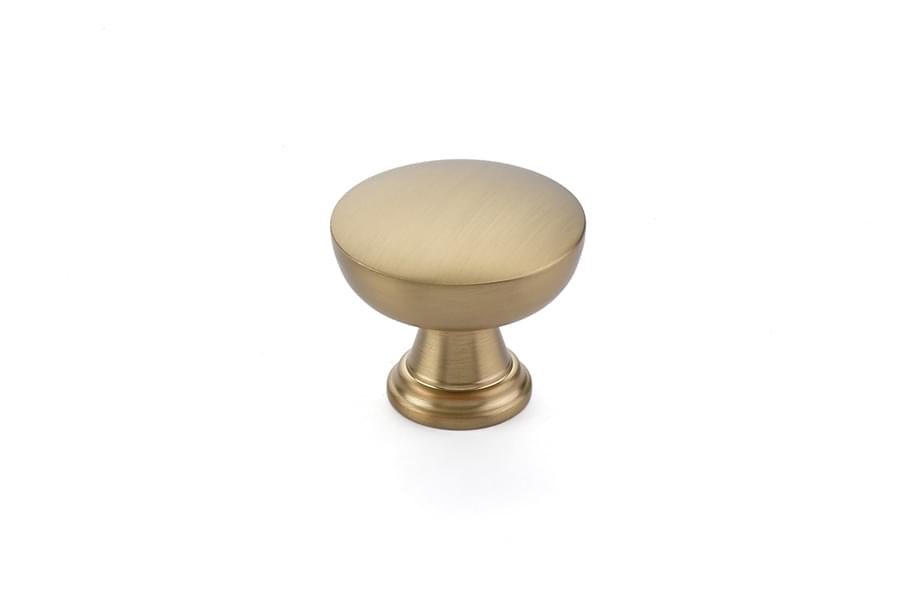 Emtek 86468US4 Overland 1-3/4" Cabinet Knob Satin Brass Finish.