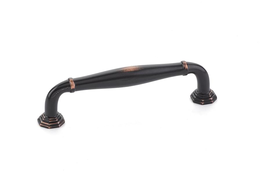 Emtek 86472US10B Blythe Cabinet Pull with 4" Center to Center Oil Rubbed Bronze Finish.