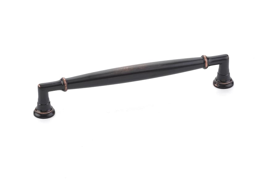 Emtek 86477US10B Westwood Cabinet Pull with 6" Center to Center Oil Rubbed Bronze Finish.