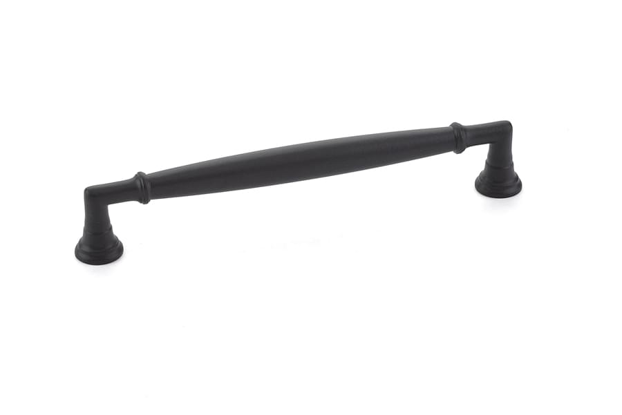Emtek 86477US19 Westwood Cabinet Pull with 6" Center to Center Flat Black Finish.