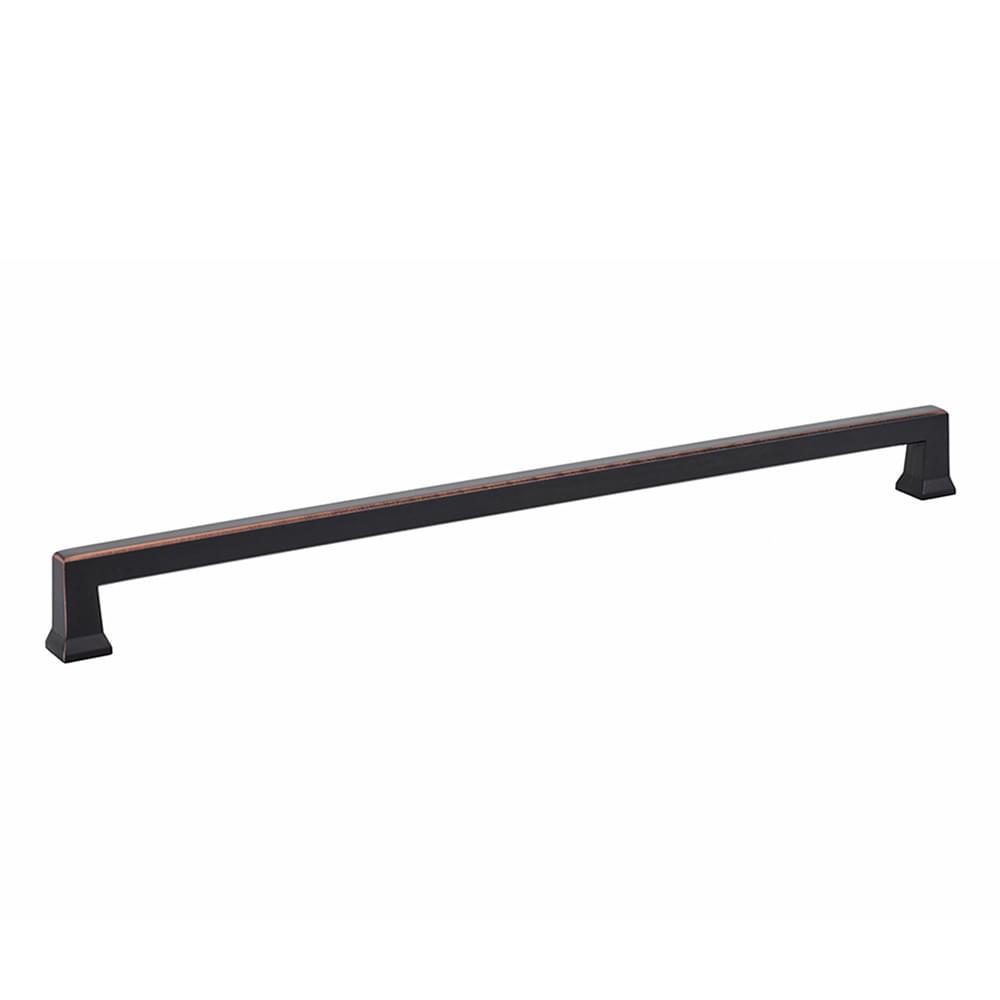 Emtek 86479US10B Alexander Cabinet Pull with 12" Center to Center Oil Rubbed Bronze Finish.