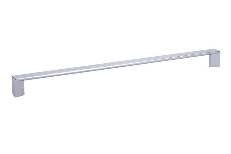 Emtek 86483US15 Trinity Cabinet Pull with 12" Center to Center Satin Nickel Finish.