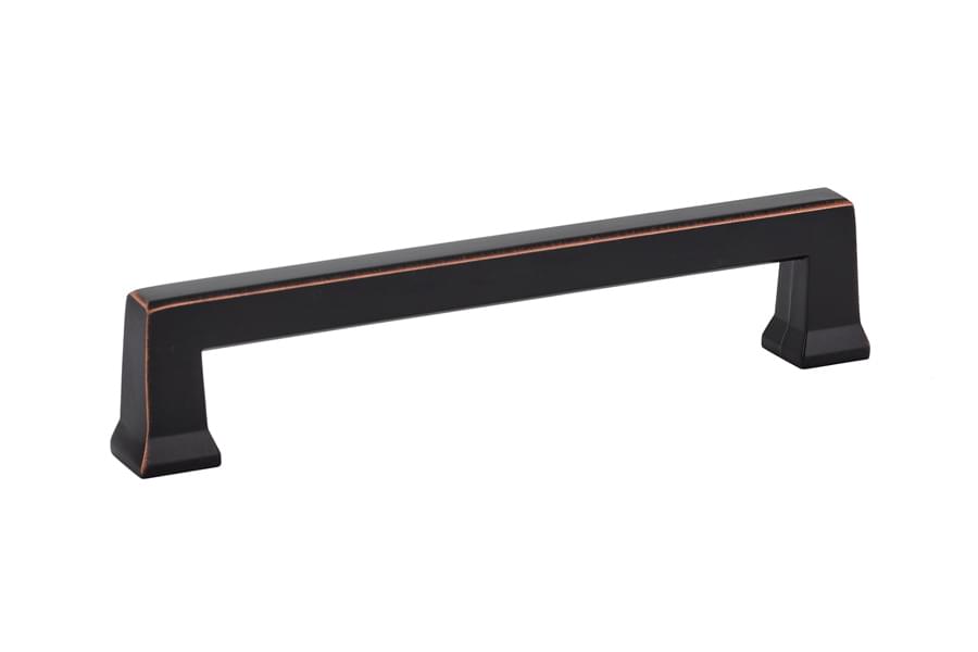 Emtek 86484US10B Alexander Cabinet Pull with 5" Center to Center Oil Rubbed Bronze Finish.