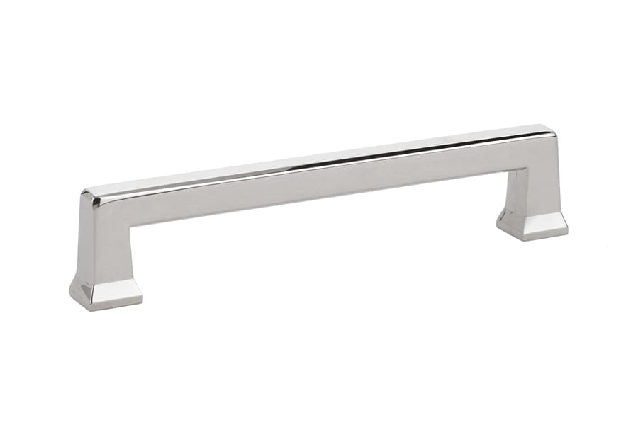 Emtek 86484US14 Alexander Cabinet Pull with 5" Center to Center Polished Nickel Lifetime Finish.