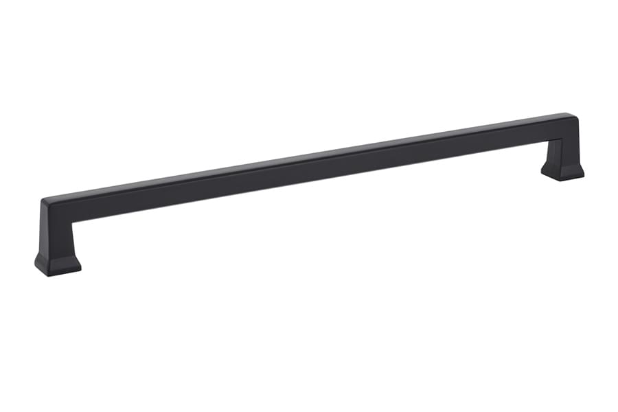 Emtek 86485US15 Alexander Cabinet Pull with 10" Center to Center Satin Nickel Finish.