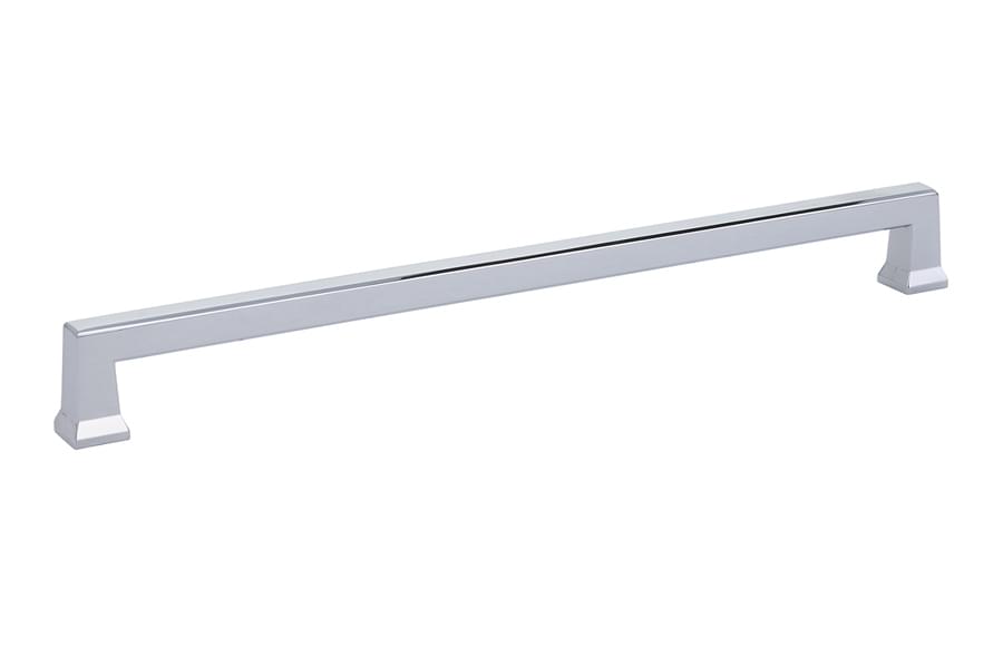 Emtek 86485US15 Alexander Cabinet Pull with 10" Center to Center Satin Nickel Finish.