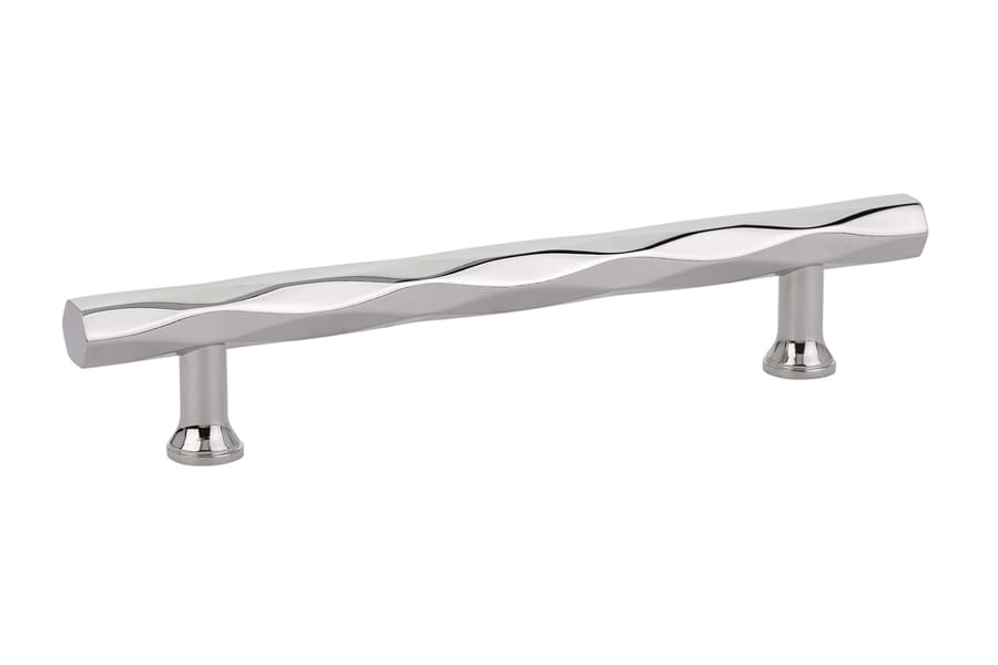 Emtek 86489US14 Tribeca Cabinet Pull with 5" Center to Center Polished Nickel Lifetime Finish.
