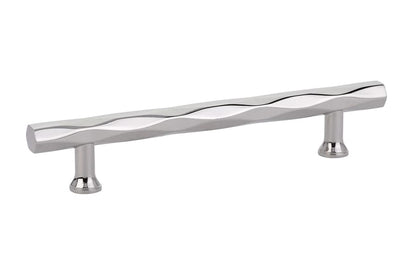 Emtek 86489US14 Tribeca Cabinet Pull with 5" Center to Center Polished Nickel Lifetime Finish.