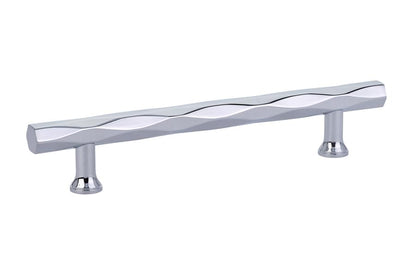 Emtek 86489US14 Tribeca Cabinet Pull with 5" Center to Center Polished Nickel Lifetime Finish.