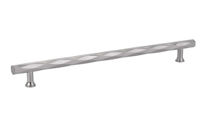 Emtek 86490US14 Tribeca Cabinet Pull with 10" Center to Center Polished Nickel Lifetime Finish.