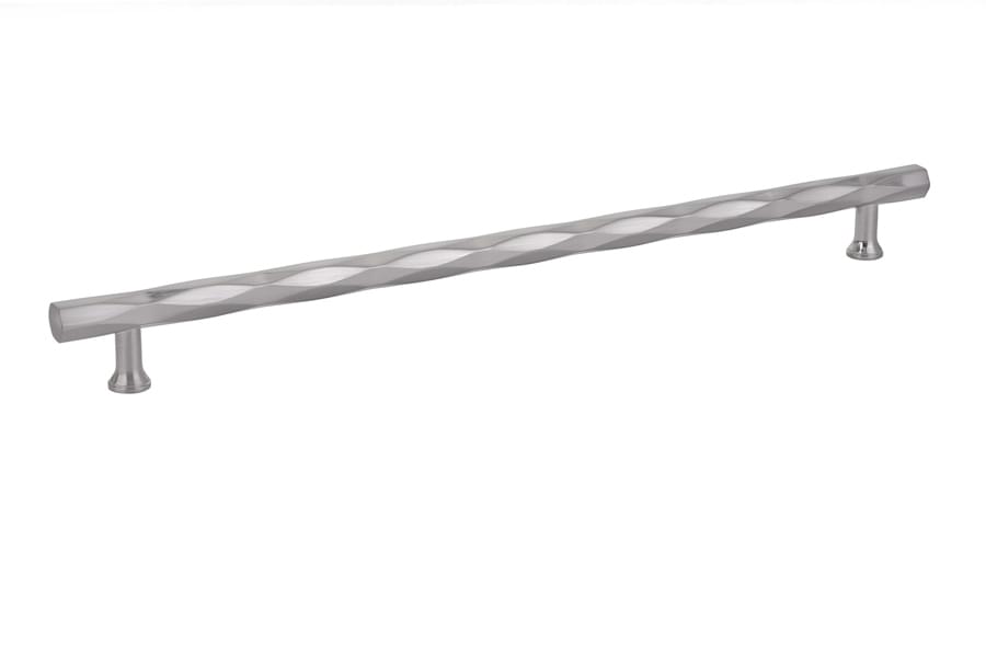 Emtek 86491US14 Tribeca Cabinet Pull with 12" Center to Center Polished Nickel Lifetime Finish.