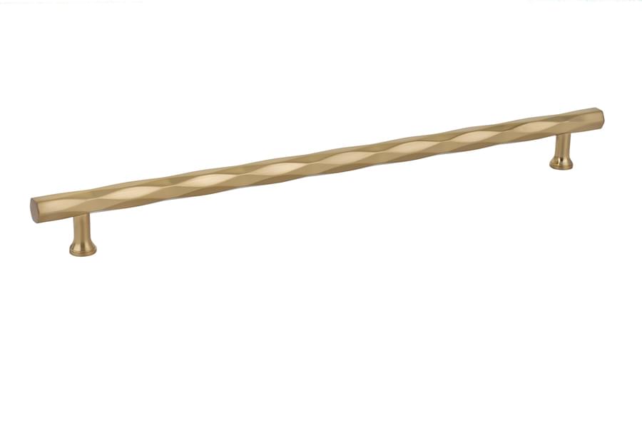 Emtek 86491US14 Tribeca Cabinet Pull with 12" Center to Center Polished Nickel Lifetime Finish.