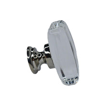 Emtek 86566US14 Windsor 1-5/8" Glass Cabinet Knob Polished Nickel Lifetime Finish.