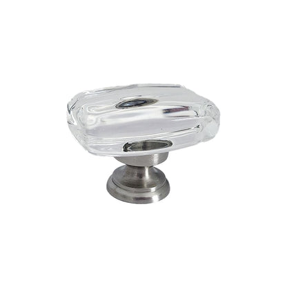 Emtek 86566US14 Windsor 1-5/8" Glass Cabinet Knob Polished Nickel Lifetime Finish.