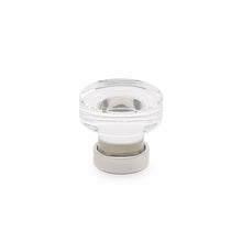 Emtek 86569US14 Grayson 1-1/4" Glass Cabinet Knob Polished Nickel Lifetime Finish.