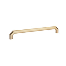Emtek 86619US4 Riviera 10" Center to Center Cabinet Pull Satin Brass Finish.