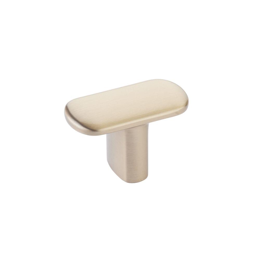 Emtek 86624US4 Habitat 1-1/2" x 3/4" Cabinet T Knob Satin Brass Finish.