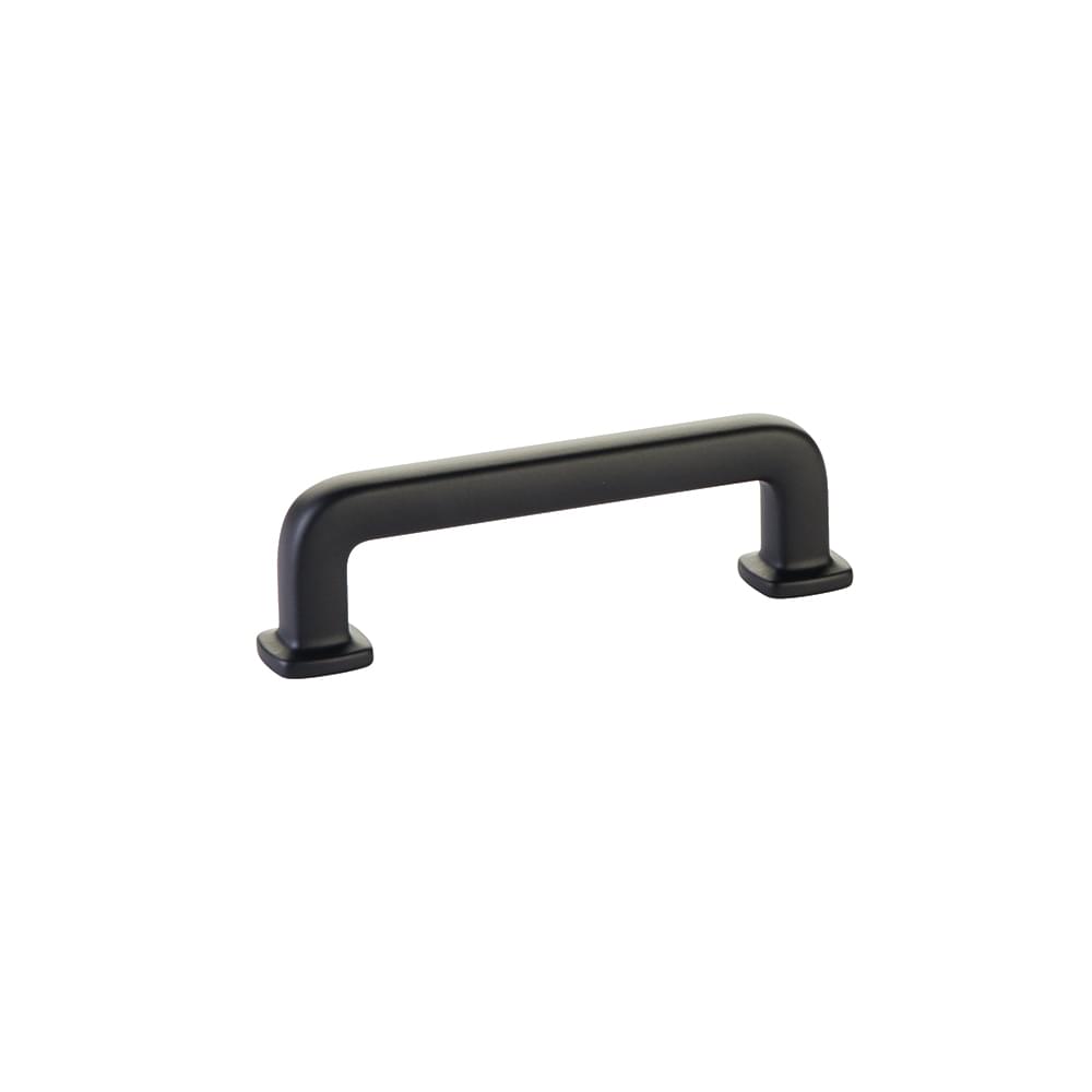 Emtek 86633US19 Westridge Cabinet Pull with 3-1/2" Center to Center Flat Black Finish.