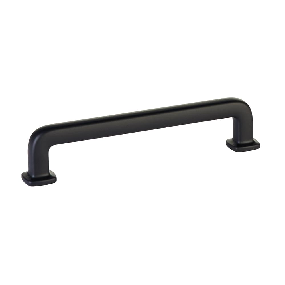 Emtek 86635US19 Westridge Cabinet Pull with 5" Center to Center Flat Black Finish.