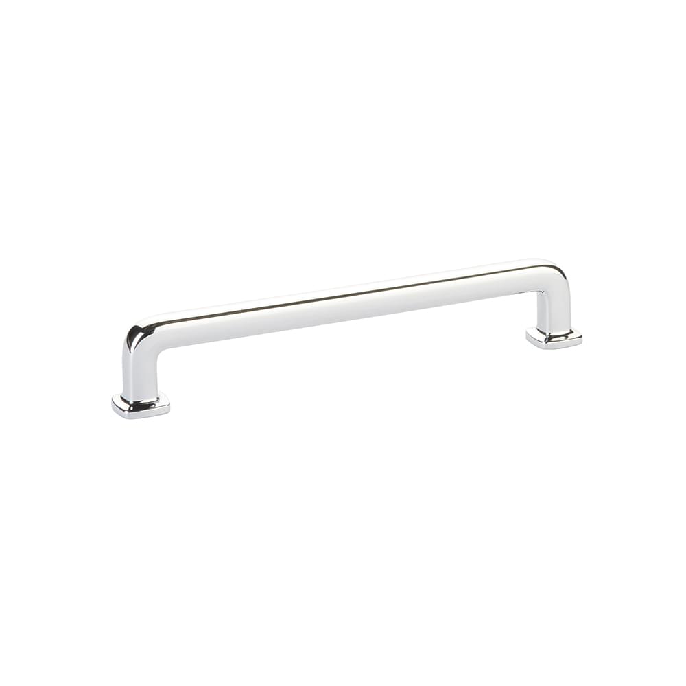 Emtek 86636US26 Westridge Cabinet Pull with 6" Center to Center Polished Chrome Finish.