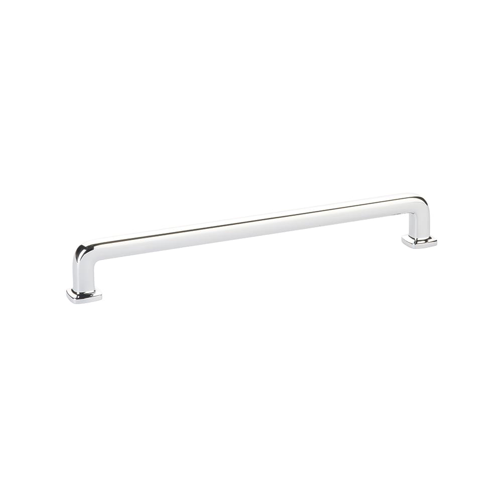 Emtek 86637US26 Westridge Cabinet Pull with 8" Center to Center Polished Chrome Finish.