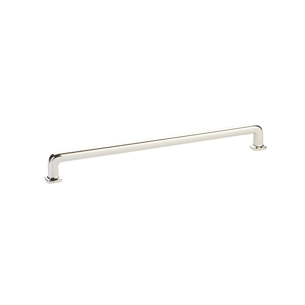 Emtek 86638US14 Westridge Cabinet Pull with 10" Center to Center Polished Nickel Lifetime Finish.