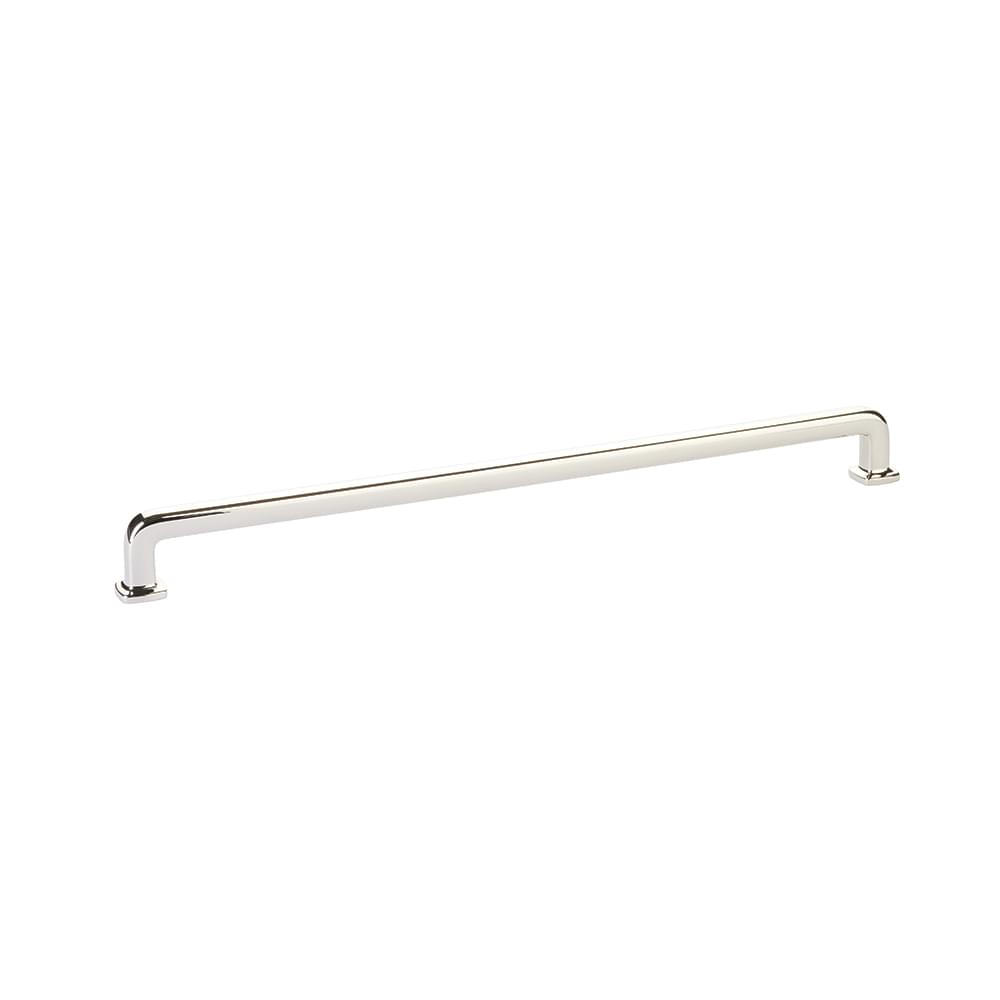 Emtek 86639US14 Westridge Cabinet Pull with 12" Center to Center Polished Nickel Lifetime Finish.