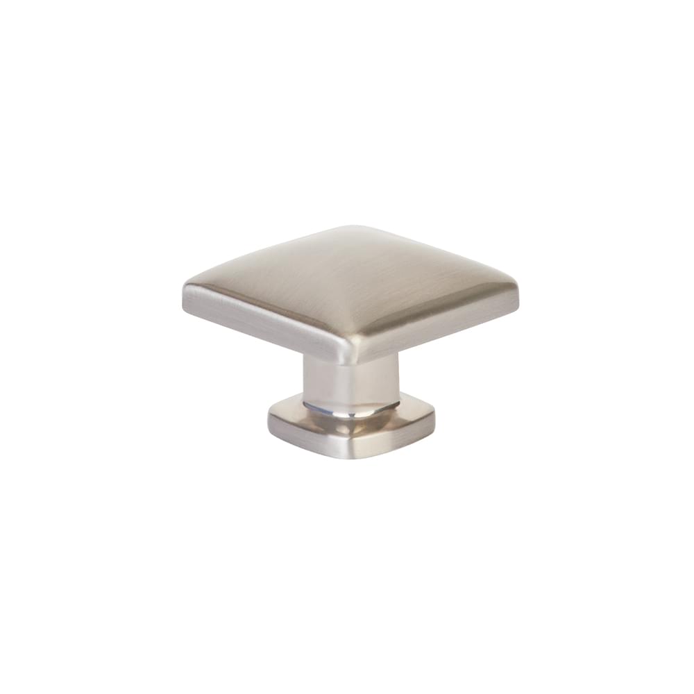 Emtek 86643US15 Lawson 1-1/4" Square Cabinet Knob Satin Nickel Finish.