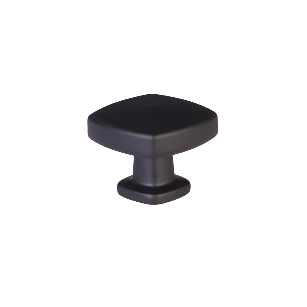 Emtek 86644US19 Kenter 1-1/4" Cabinet Knob Flat Black Finish.