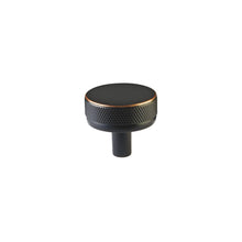 Emtek 86655.CCKUS10B.KNKUS10B Conical Stem with Knurled Knob Select Cabinet Knob Oil Rubbed Bronze Finish.