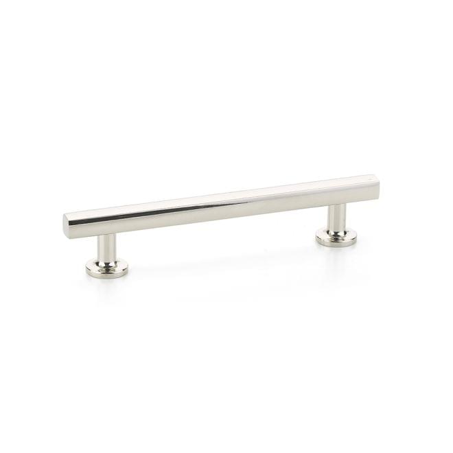 Emtek 86676US14 Freestone Cabinet Pull with 5" Center to Center Polished Nickel Lifetime Finish.