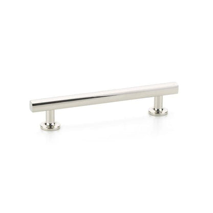 Emtek 86676US14 Freestone Cabinet Pull with 5" Center to Center Polished Nickel Lifetime Finish.
