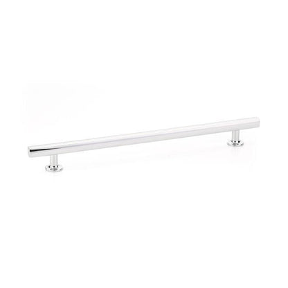 Emtek 86677US15 Freestone Cabinet Pull with 10" Center to Center Satin Nickel Finish.