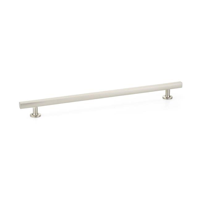Emtek 86678US15 Freestone Cabinet Pull with 12" Center to Center Satin Nickel Finish.