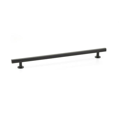 Emtek 86678US15 Freestone Cabinet Pull with 12" Center to Center Satin Nickel Finish.