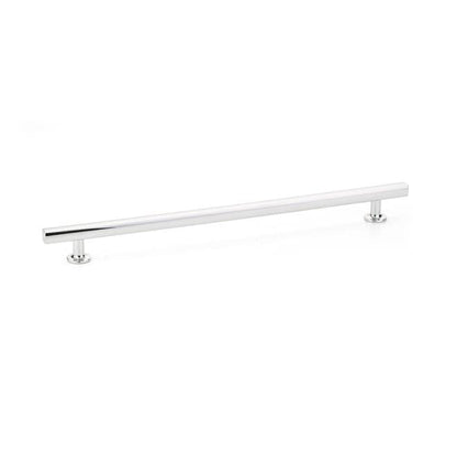 Emtek 86678US14 Freestone Cabinet Pull with 12" Center to Center Polished Nickel Lifetime Finish.