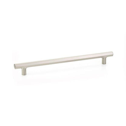 Emtek 86680US15 Mod Hex Cabinet Pull with 10" Center to Center Satin Nickel Finish.
